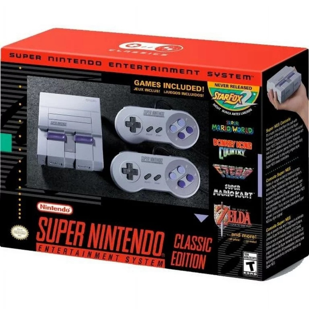 Super Nintendo Entertainment System SNES Classic Mini NTSC Edition Retro System